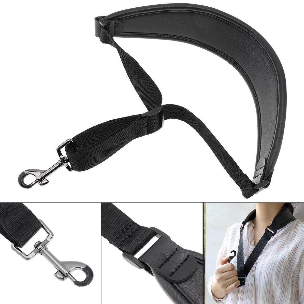 SLADE Da Thật Điều Chỉnh Saxophone Dây Đeo Cổ Với Snap Hook Dây Đeo Vai Đơn