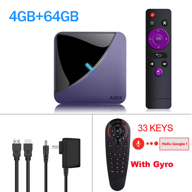 Original a95x f3 air ii smart tv box amlogic s905w2 android11 av1 rgb bt tv prefix 4k hd 2.4g/5g wifi spdif streaming media players