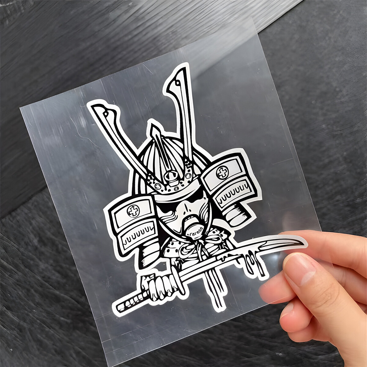JDM Miếng Dán Xe Hơi Phản Quang Đề Can Chống Trầy Xước Samurai Nhật Bản