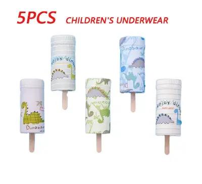 5 pieces Underwear for kids, Brief children boys Underwear Cotton Children Kids Fashion Panties Cartoon Printed Bottoms Underpants Sleepwear
