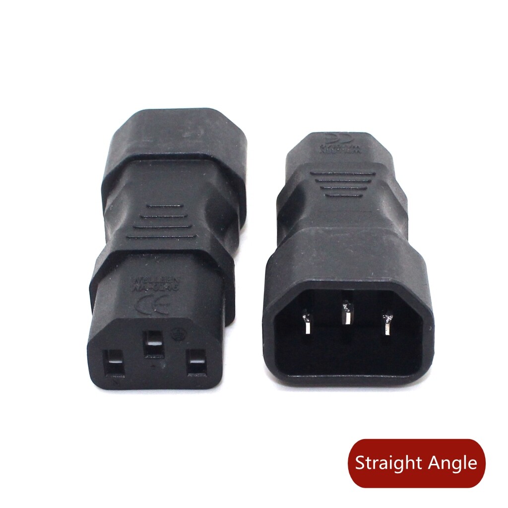 IEC60320 C13 Angle Converter Angle Extension Cable C13 to C14 PDU Angle ...