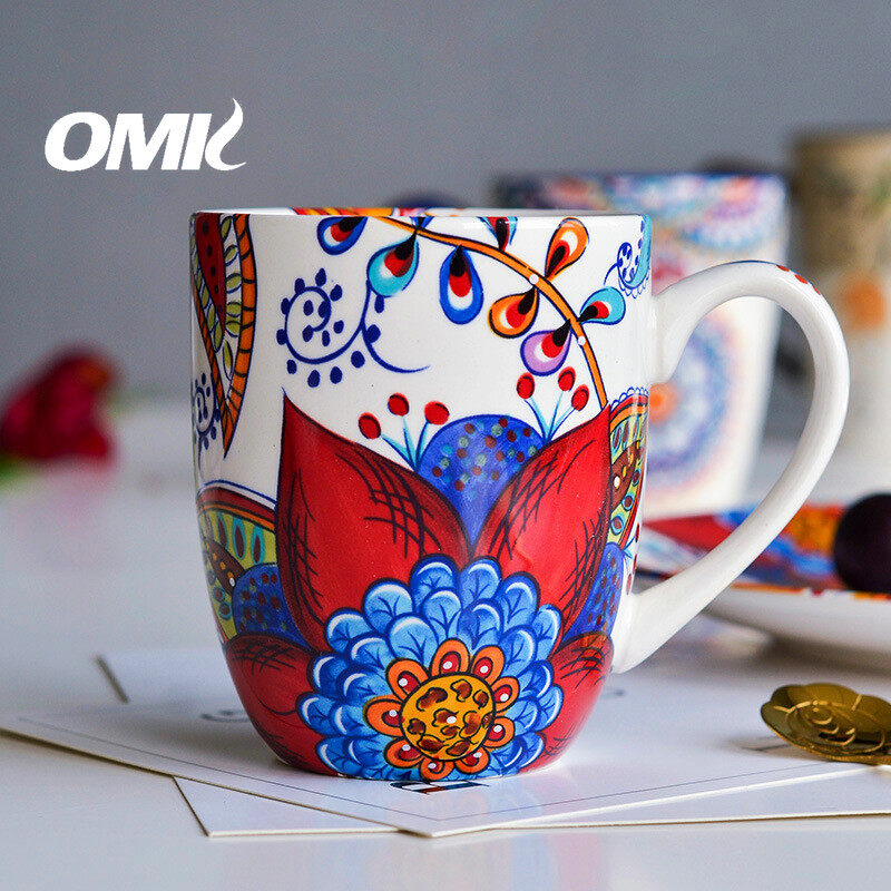 Omk phong cách Mỹ gốm 380ml cốc cốc cà phê