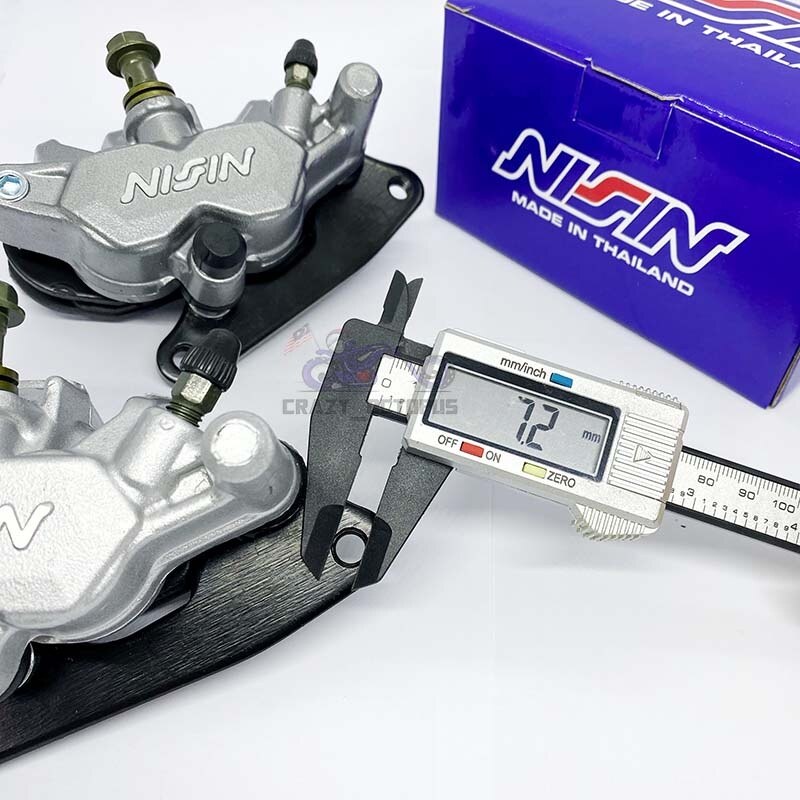 NISSIN CALIPER FRONT WITH BRACKET LC135 V1 V2 V3 V4 V5 V6/LAGENDA 110 Z