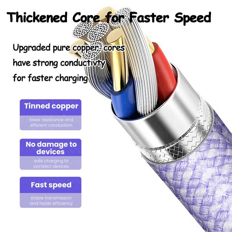 20W PD USB C Lightning Type-C Charging Cable Fast Charging Cable Data USB Type C Cable for IPhone 13 Pro Max Huawei Mobile Phone