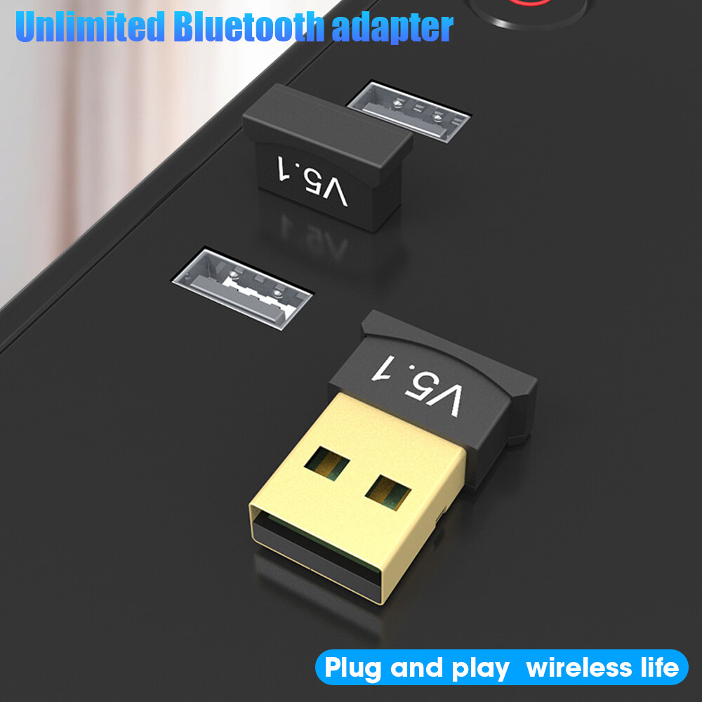USB Bluetooth 5.1 Adapter Transmitter Receiver Bluetooth Audio Bluetooth Dongle Wireless USB Adapter for Computer PC Laptop