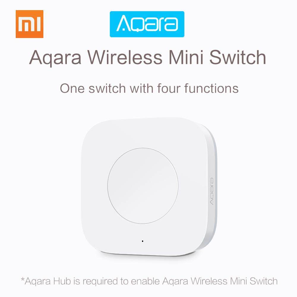 Xiaomi Aqara Wireless Mini Switch Zigbee System Remote Control Switch Use With Xiaomi Gateway Aqara Air Condictioner Partner