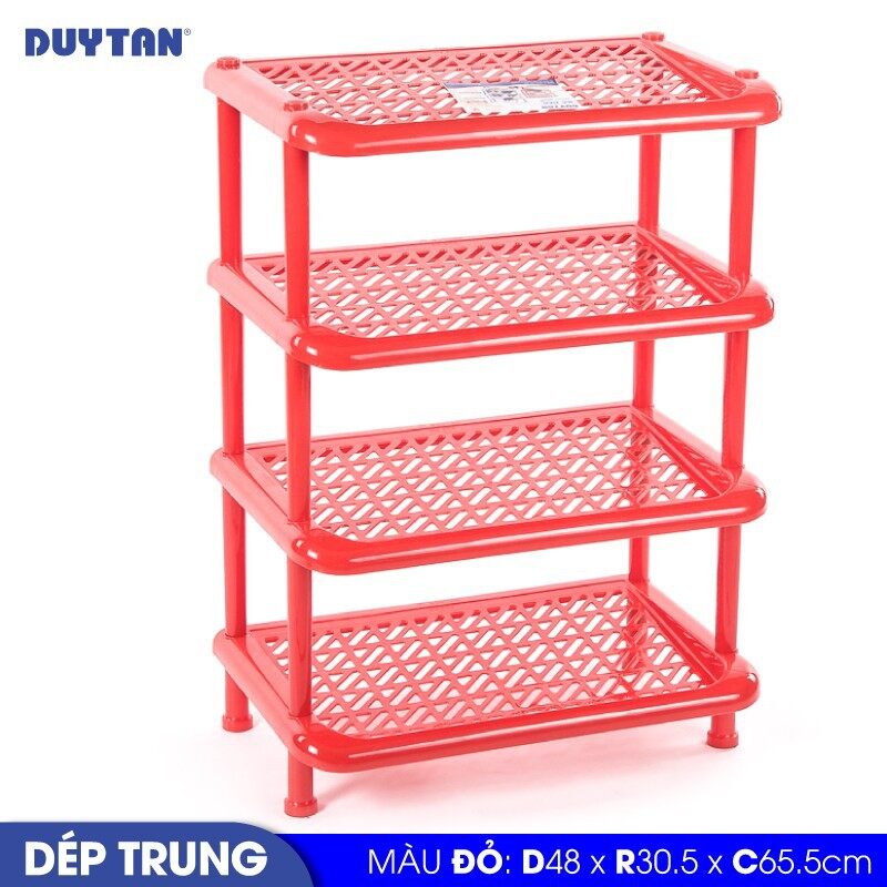 Kệ Dép Trung Duy Tân 4 Tầng 0173/4 (Nhiều màu)