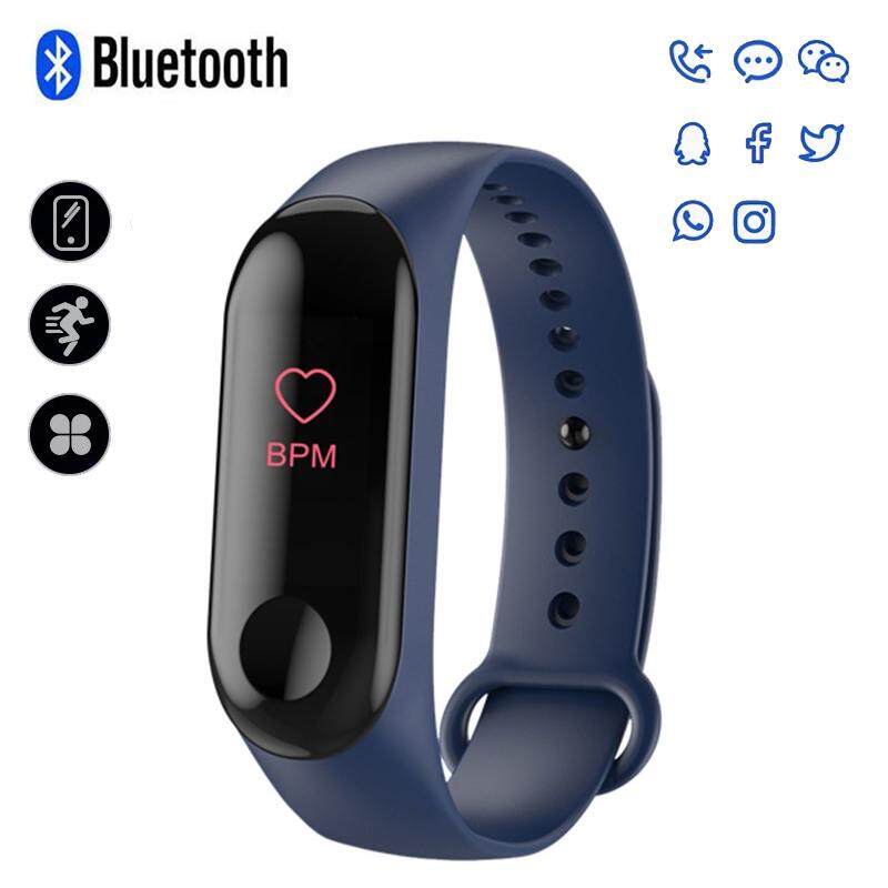 Dotec M3 Smartwatch Heart Rate Mmonitoring Darah Oksigen Tekanan Pemantauan Smartwatch Kamera Jarak Jauh Kontrol 0.96 Inch Layar Sentuh Warna Pemantau Fitness IP65 Tahan Air smart Gelang untuk IOS Android Millet PK Xiao Mi 3 Smartband