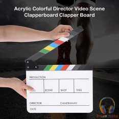 Acrylic đầy màu sắc giám đốc bảng ra dấu diễn cảnh quay video bảng dập điện ảnh quay phim cắt Prop