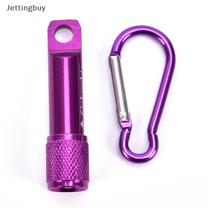 【Jettingbuy】 đèn flash Bán đèn pin mini Keychain Túi LED Đèn Pin đèn pin