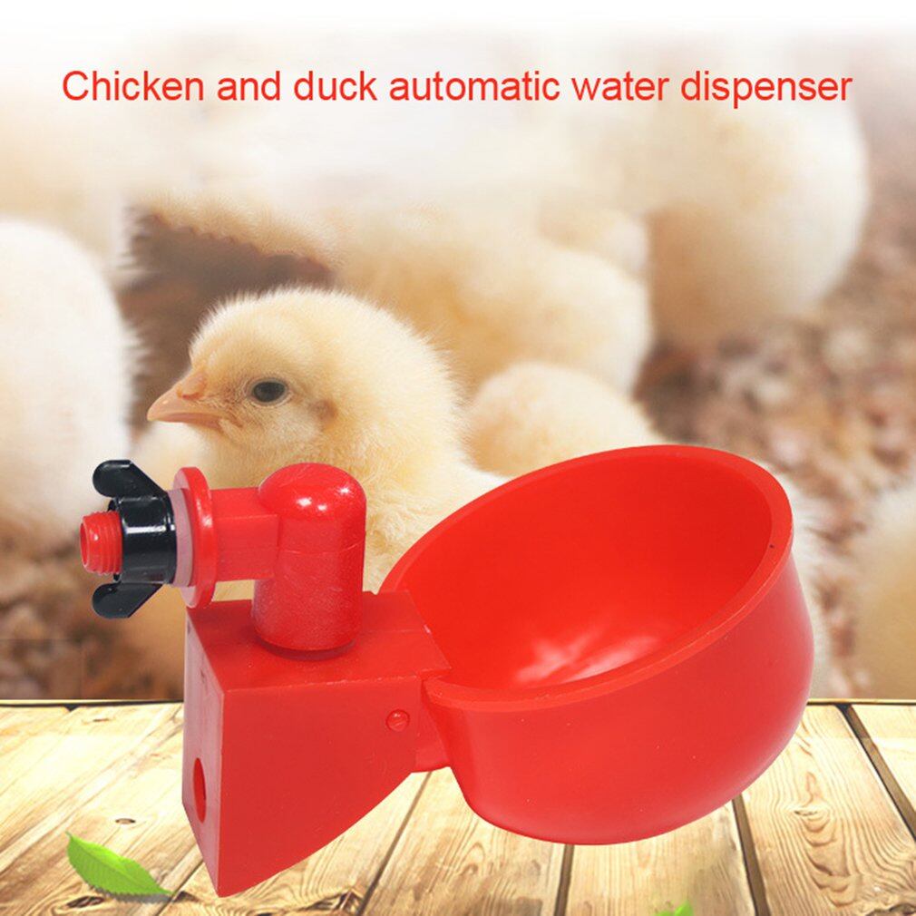 Tự Động Gà cốc nước Sử Dụng Bền Bát uống nước bằng nhựa Cho Gia Cầm Chim Bồ Câu Chim Thỏ Lồng Gia Cầm Lồng