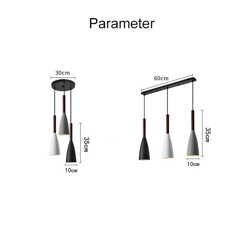 YONUO Đèn LED Đèn Chùm Đèn Trần Đèn Cạnh Giường Đèn Đơn Giản Đẹp Đèn Phòng Ngủ Đèn Phòng Ăn Đèn Hiên Đèn Ba Màu Phong Cách Instagram 220V