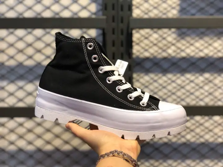 converse all star hi plimsolls in black m9160c