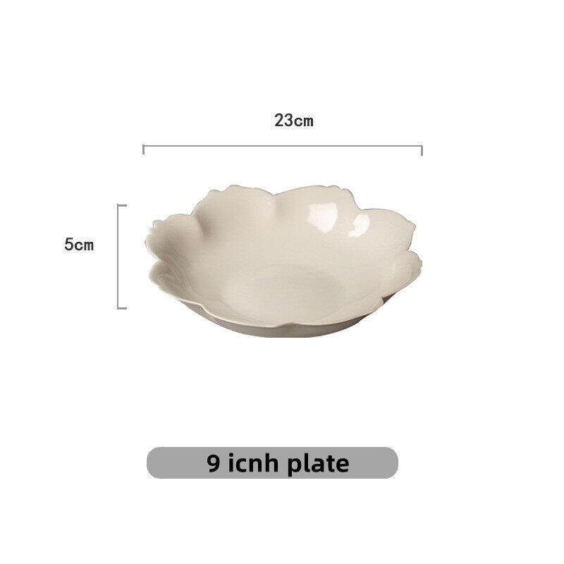 OMK Japanese style tableware set ceramic dinner plate salad bowl