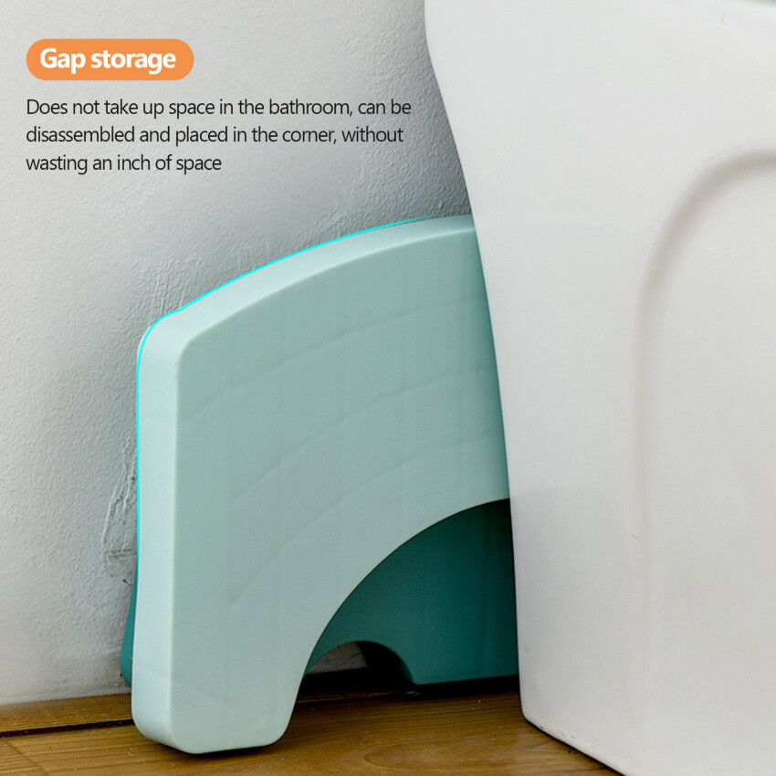 Folding Step Stool, Anti-Slip Sturdy Step Stool for Bathroom , Kitchen and Toilet