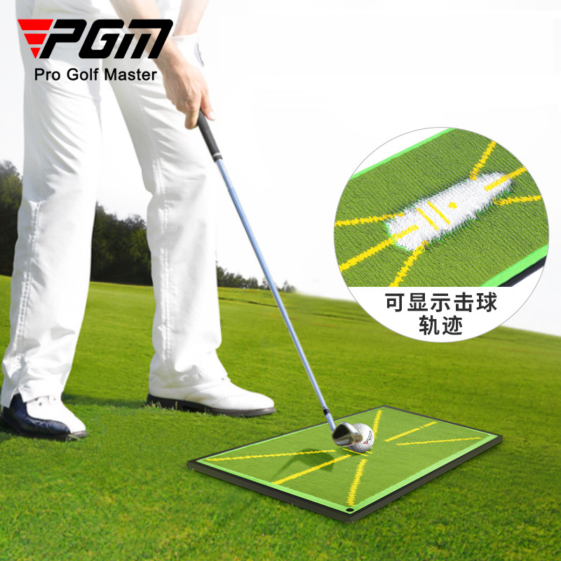 "PGM Golf Thảm Tập Cho Swing THẢM TẬP Golf Đệm Đánh Nêm Gỗ Tập Golf Cho Người Mới Bắt Đầu Gậy Sắt Hỗ Trợ Đào Tạo DJD038