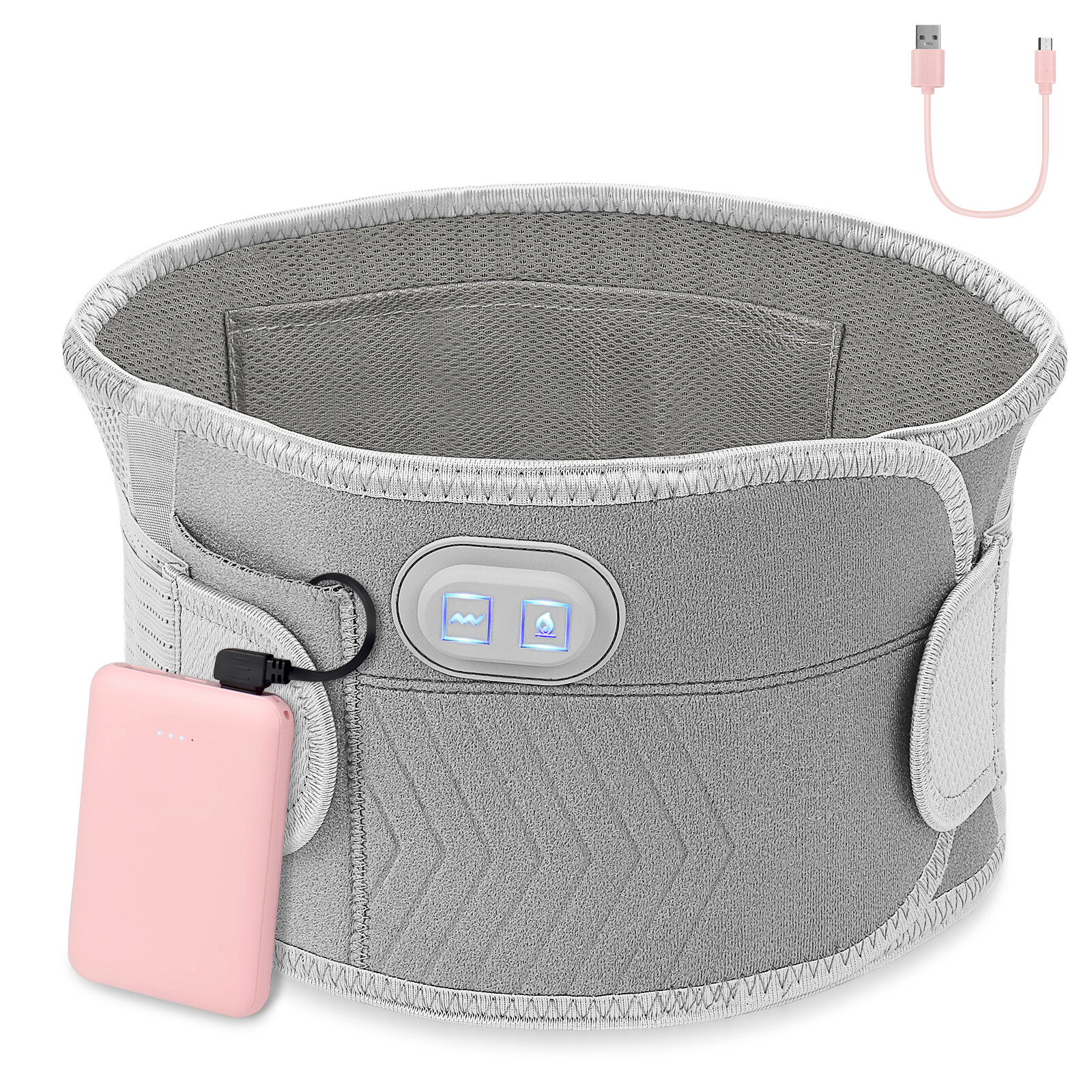 Heating Massage Belt Decompression Lumbar Back Waist Massager Support Physiotherapy Spine Protect PainRelief