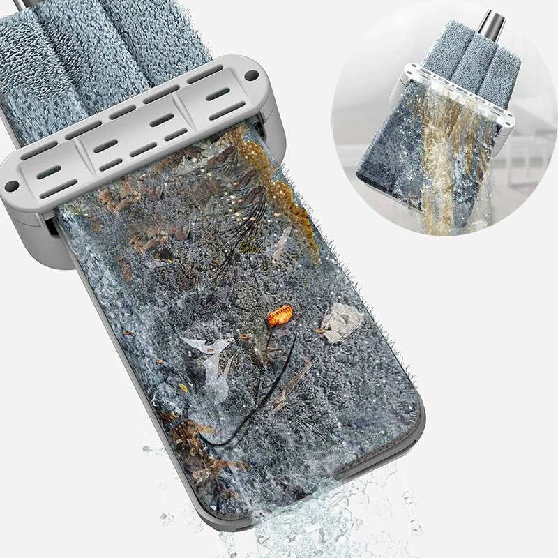 1/4 Cái Dụng Cụ Vệ Sinh Gia Dụng Cây Lau Nhà Vải Lau Dụng Cụ Thay Thế Bằng Vi Sợi Có Thể Giặt Được Đầu Cây Lau Nhà Bụi