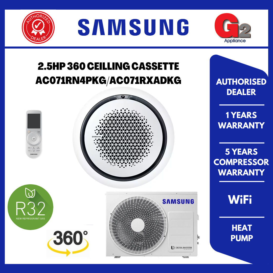 Samsung Ceiling Cassette Inverter | Shelly Lighting