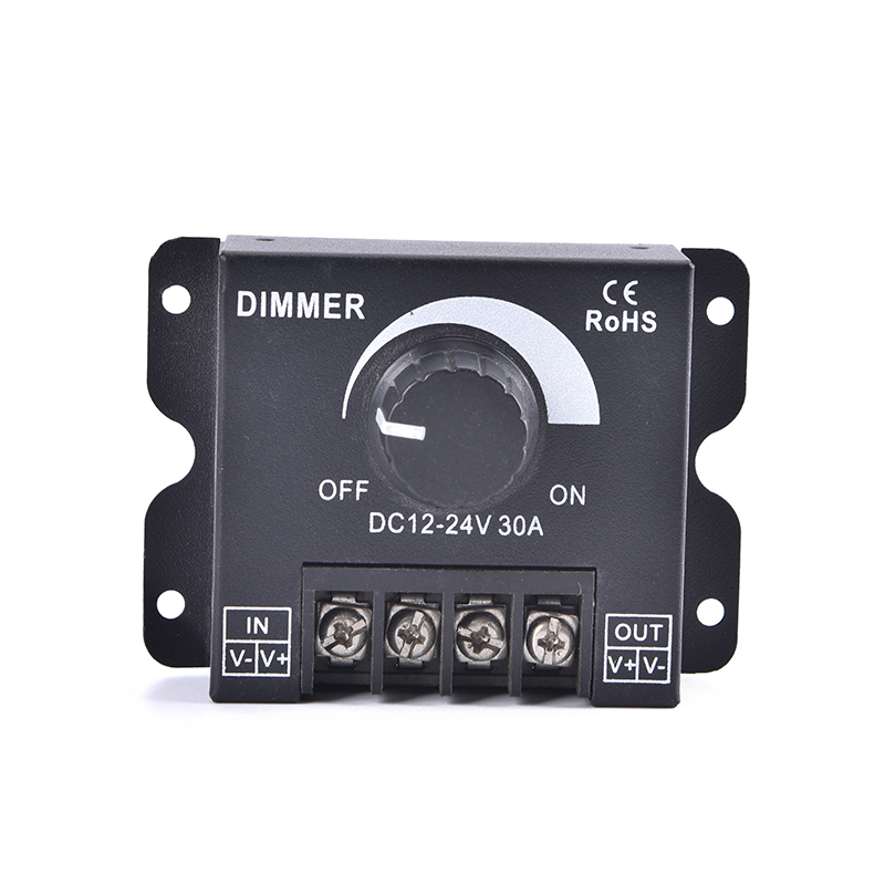 Sissi DC 12V 24V LED Dimmer Switch 30A 360W Voltage Regulator Adjustable Dimmers
