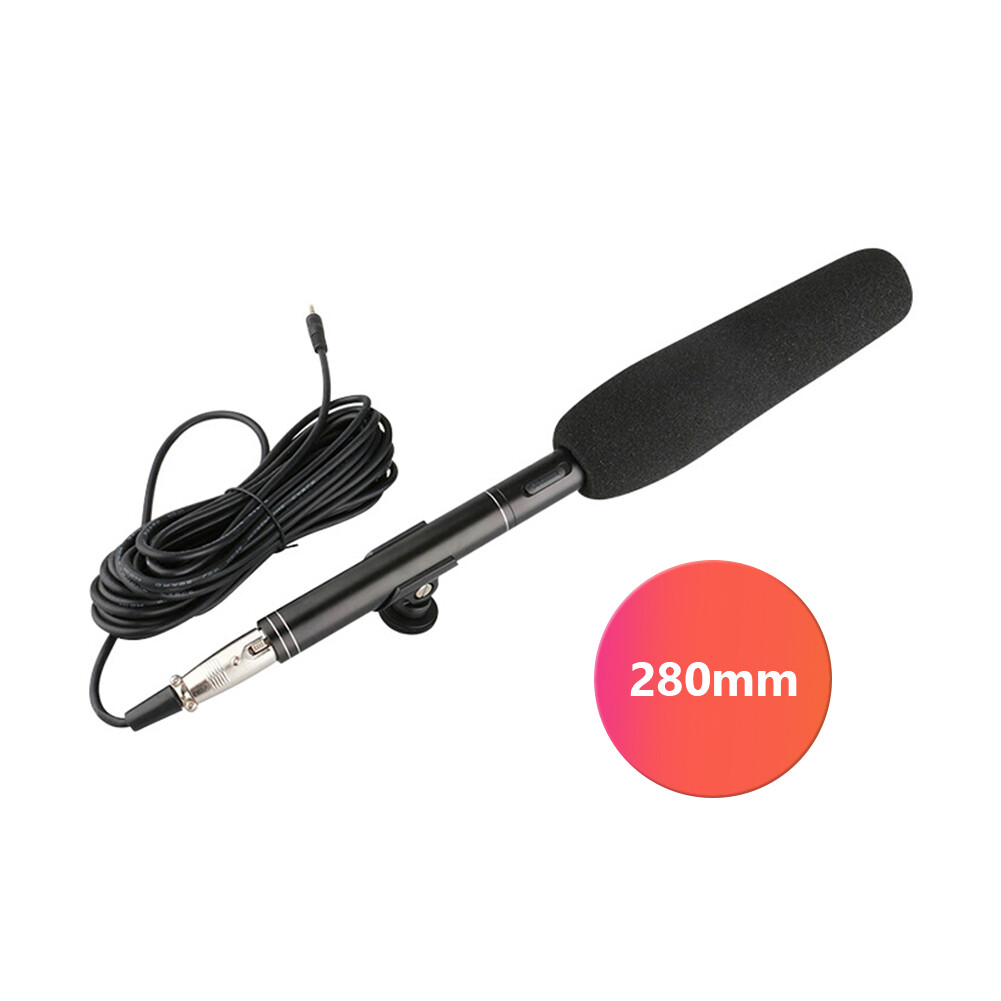 Microphone Interview Recording Youtube Live Mic for DSLR Camera Video Camcorder