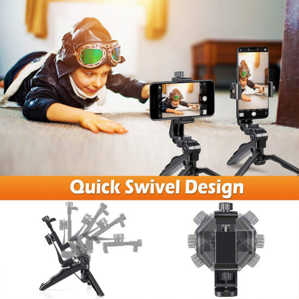 Gậy Chống Rung Cho Điện Thoại Giá Đỡ Xoay 360 Độ Gậy Tự Sướng Mini Để Bàn Giá Đỡ Điện Thoại Di Động Thông Dụng Giá Đỡ Ba Chân