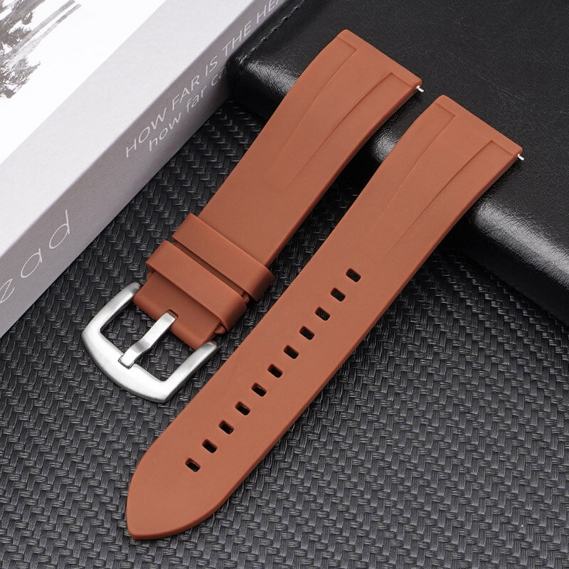 Xingchengec Silicone Smart Quick Release Strap Universal Strap With on/off Raw Lugs