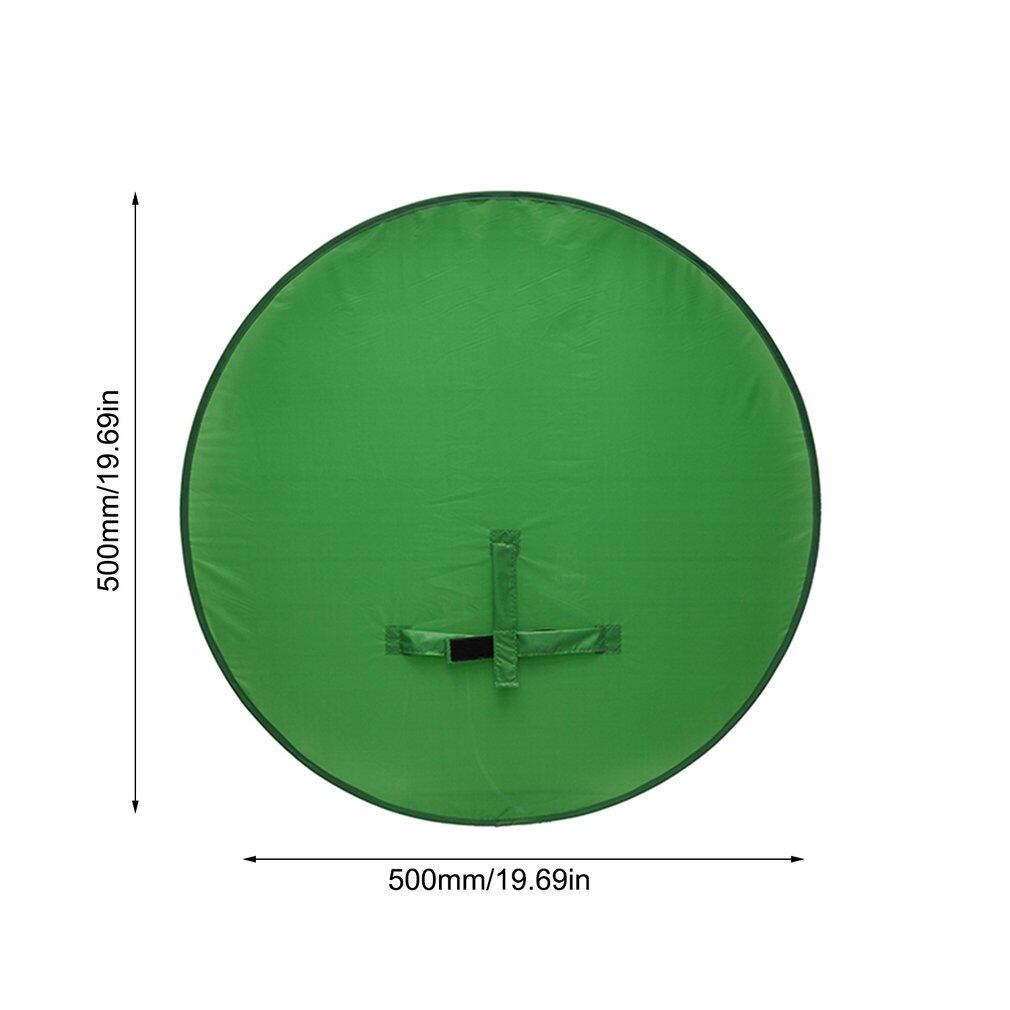 ELEC 142cm Screen Backdrop Green Round Foldable Reflector Photography Background