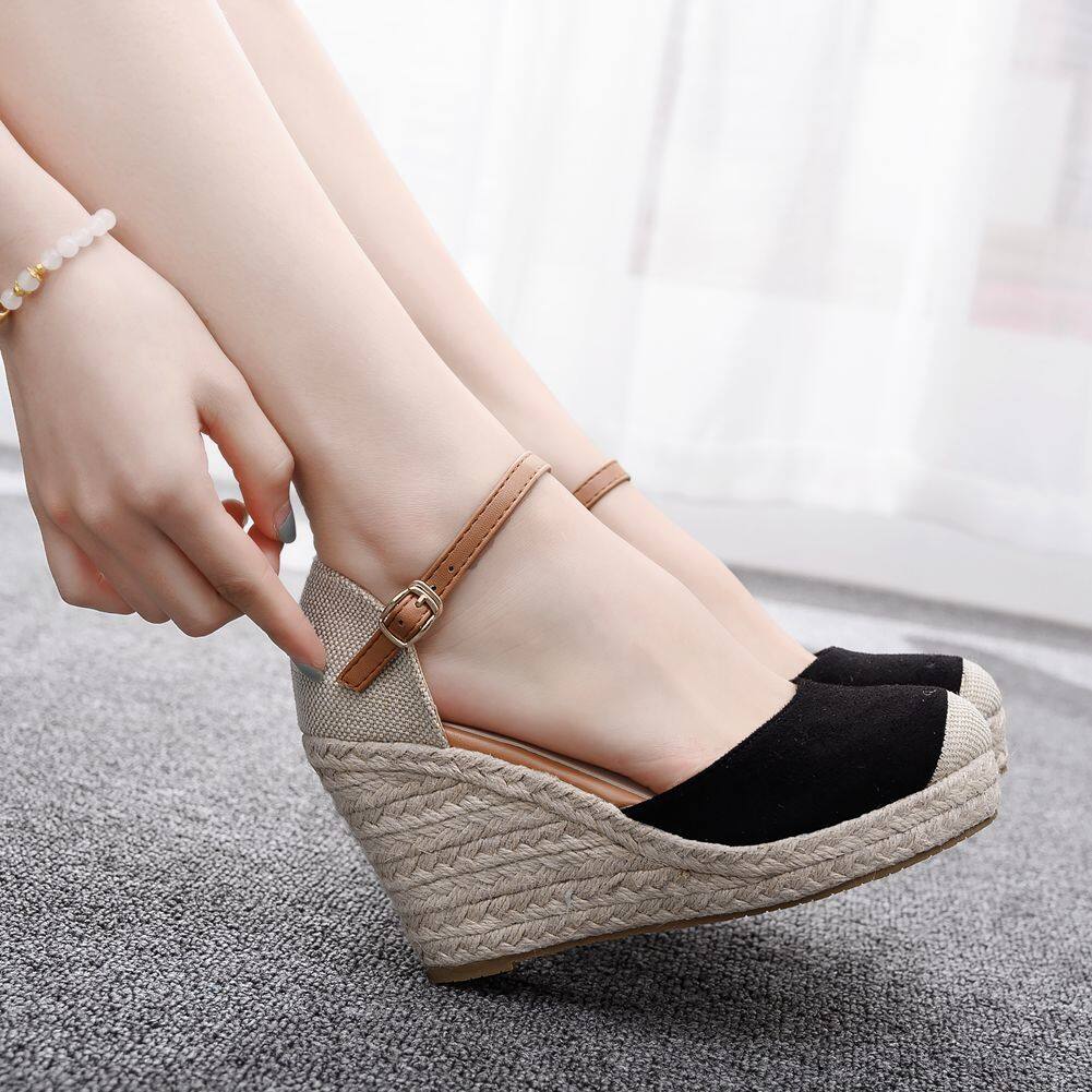 High Heel Shoes for Women Slippers for Women Wedge Heels Sandals for Women On Sale Slippers Korean Style Woman Sandals 022139