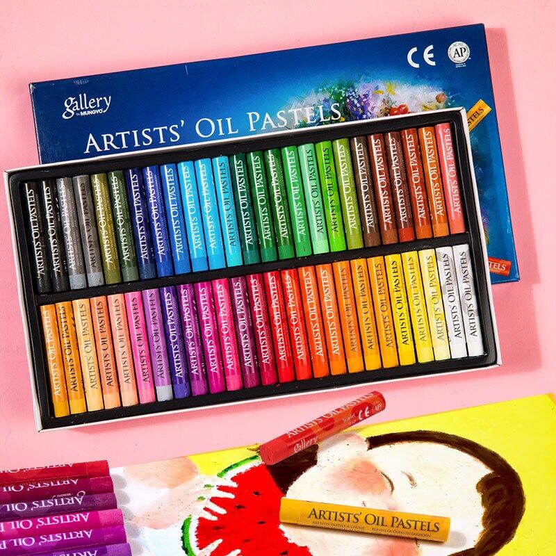 12 25 50 Cái Bút Chì Màu Vẽ Tranh Chuyên Nghiệp Bút Vẽ Màu Sáp Dầu Mềm