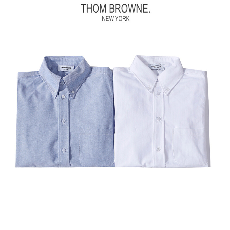 Thom Browne Short streamer on sleeve Shirts