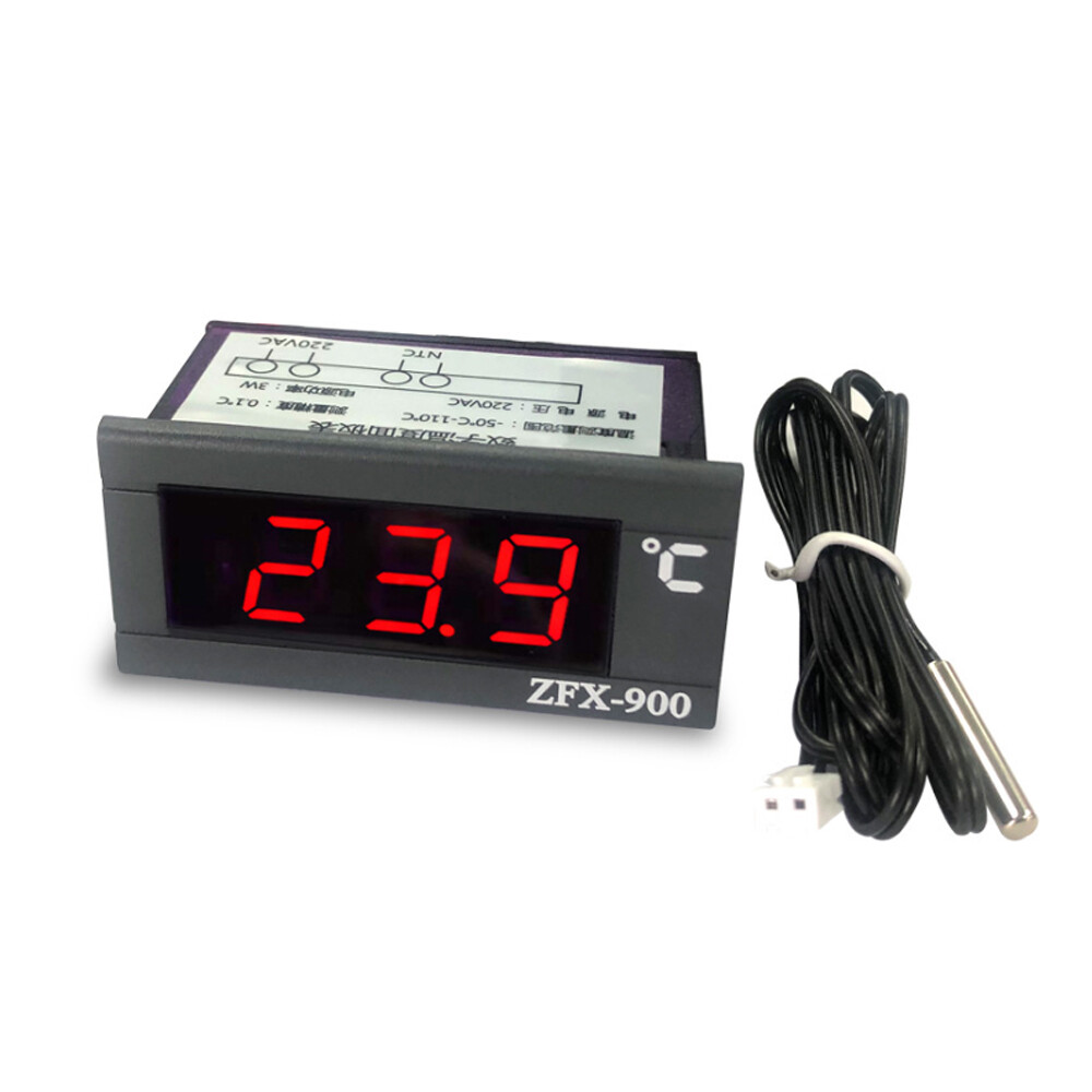 Đồng Hồ Đo Nhiệt Độ Nhúng ZFX-900 Bảng Hiển Thị Nhiệt Độ Kỹ Thuật Số Thông Minh Cho Tủ Lạnh Tủ Đông Lạnh