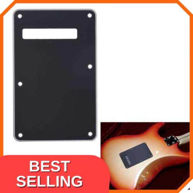 BEST SELLING Pickguard Tremolo Cavity Cover Backplate Back Plate 3Ply for Fender Stratocaster Strat Modern Style Electric Guitar Black (Black) Malaysia