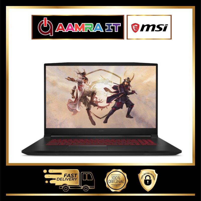 MSI GF66 11UC-077 15.6 FHD Gaming Laptop ( I5-11400H, 8GB, 512GB SSD, RTX3050 4GB, W10 ) Malaysia