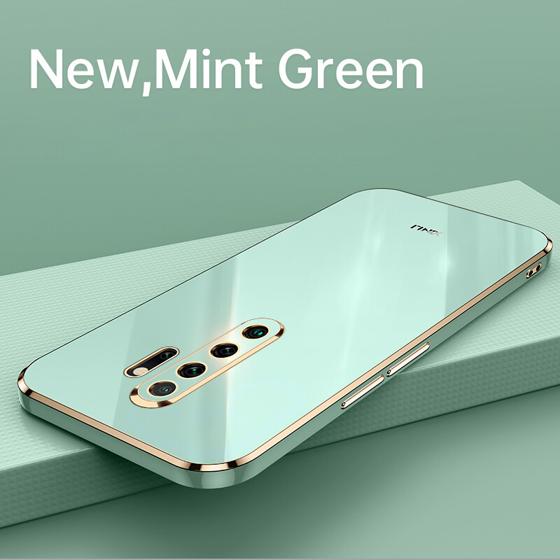 YBD Plating phone Case For Xiaomi Redmi Note 8 Pro Redmi 9 Prime Xiaomi POCO M2 casing,Precise Camera Protection cases Luxury Straight Edge Cover