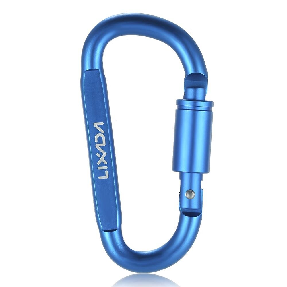 ஐ⋌ஐ 3pcs 8 Type Carabiner Key Chain Hook Clip Buckle Slide Lock for