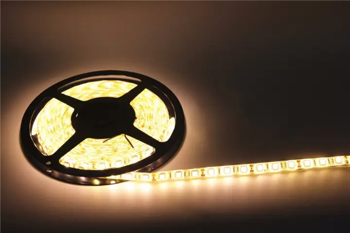 Smd 5050 Warm White Strip Light Dc 12v Non Waterproof Led Strip Light Led Strips 60 Led M Diy Lights Flexible Led Lamp Tape For Home Decoration Tv Backlight Lazada Singapore