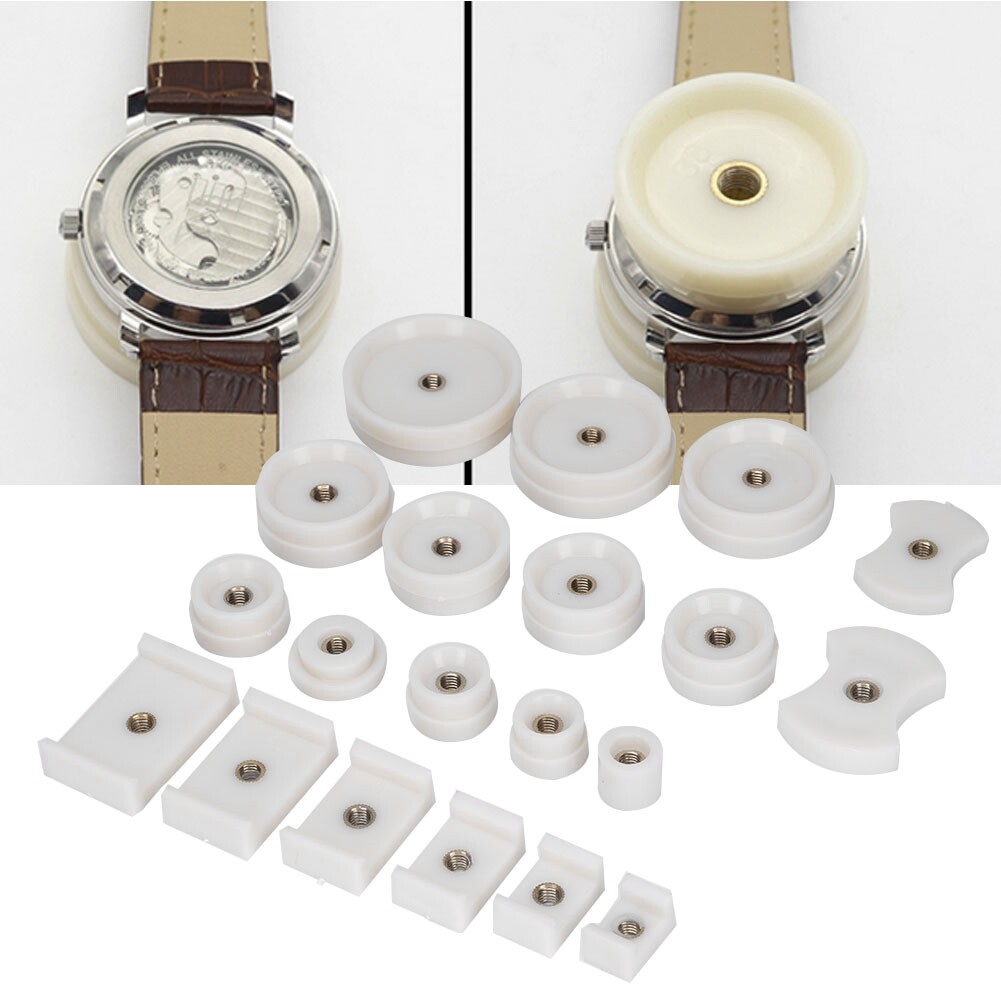 【Best Seller Watch】Professional Watch Repair Tool Capping Machine Accessories Back Case Press Dies 20 Pcs