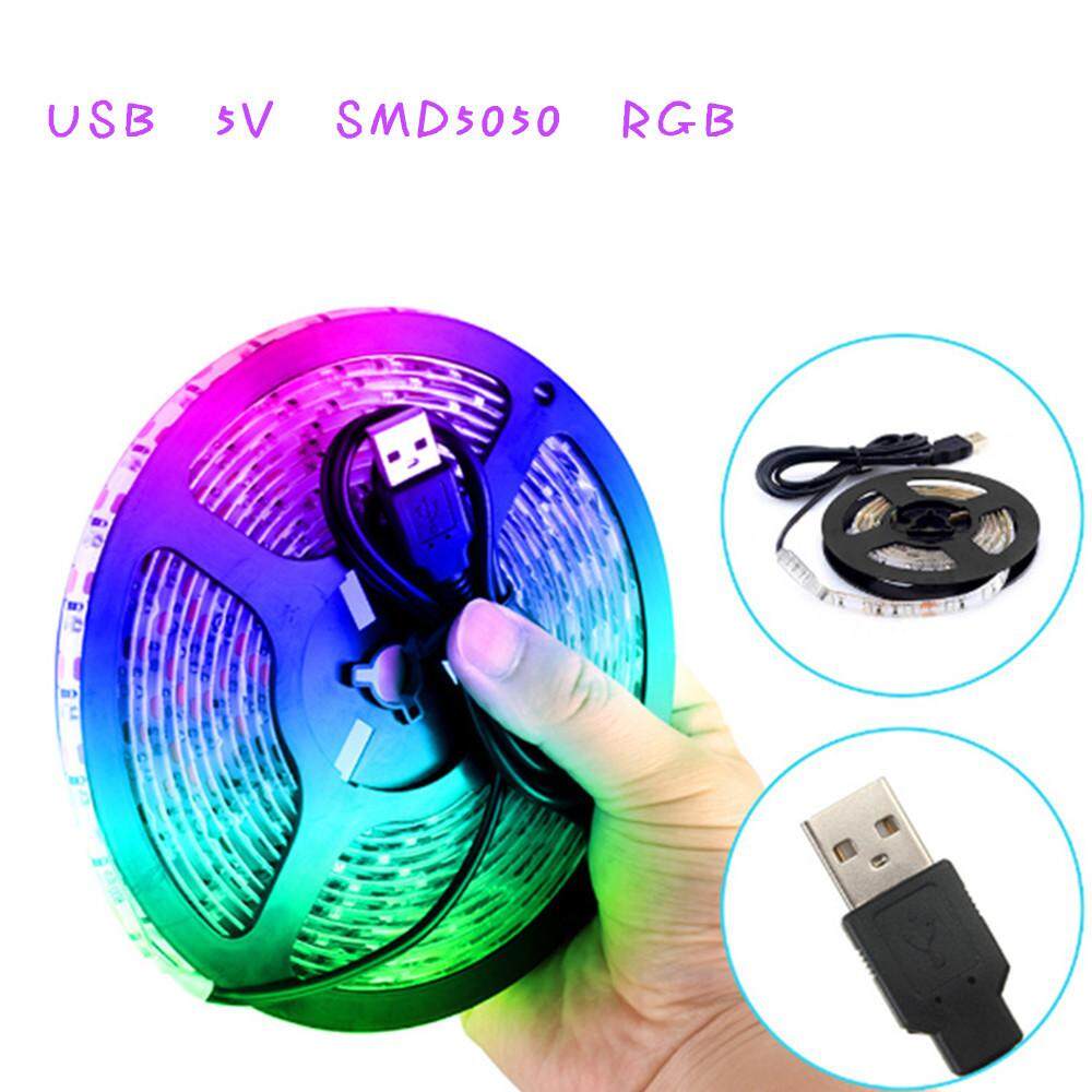 Outops Linh Hoạt USB 5 V 7 Màu Sắc Thay Đổi Dây Ánh Sáng cho TRUYỀN HÌNH Nền Trang Trí Phím Phong Cách