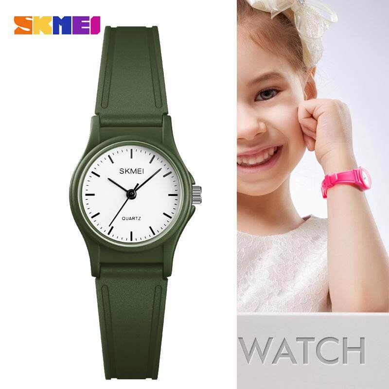【Buy 1 Free 2 Gift】SKMEI 1401 Outdoor Sport Kids Watches Simple Dress for Girls Children Watch 50M Waterproof PU Strap Quartz Boy Wristwatch Malaysia
