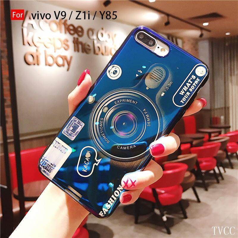 Casing Ponsel untuk Vivo Y55 Y53 Y66 V5 Lite Y67 V5 Y71 Y75 V7 Y79 Y75s V7 Plus Y83 V9 Z1i y85 Y93 Vintage Seri Kamera Sel Cover