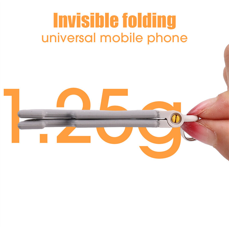 Universal Portable Foldable Desk Phone Holder Keychain Mobile Phone Stand Support Desktop Cellphone Tablet Holder Bracket