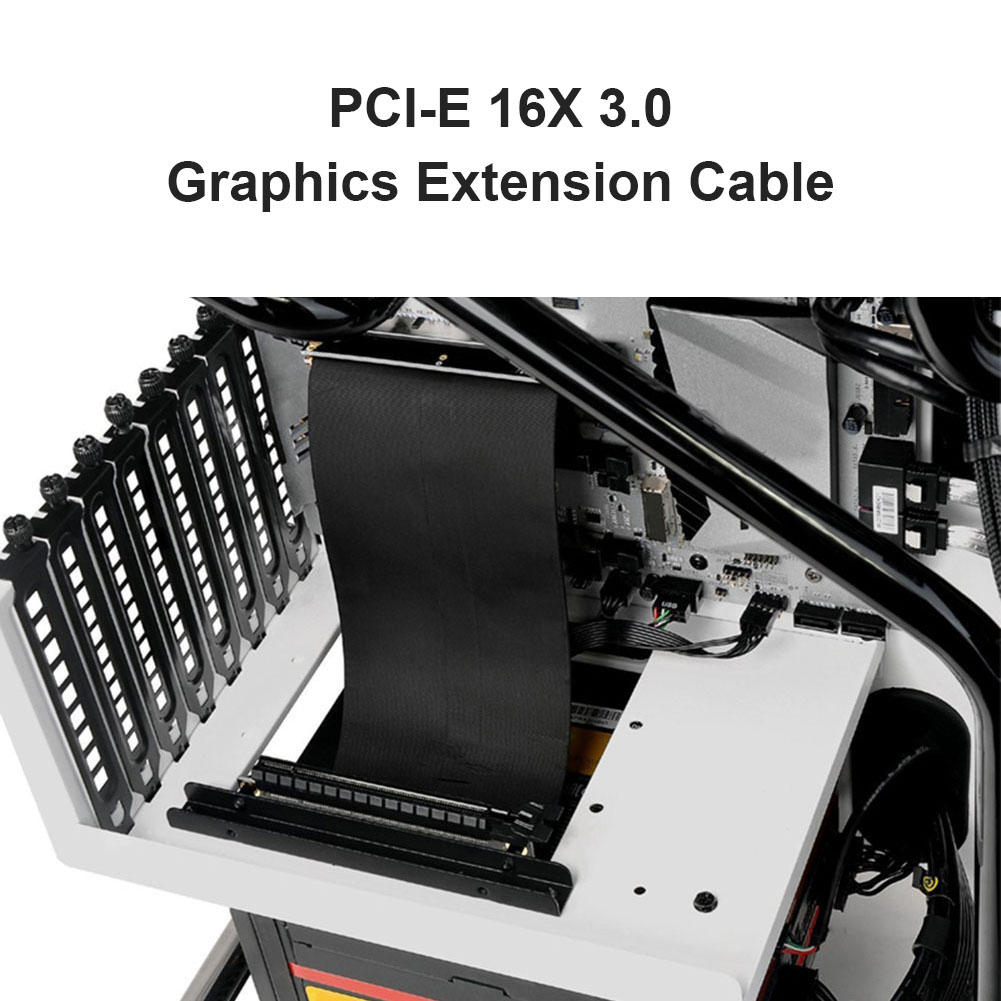 30cm PCI-E 16X Extension Cable Flexible PCI Express GPU Riser Connector