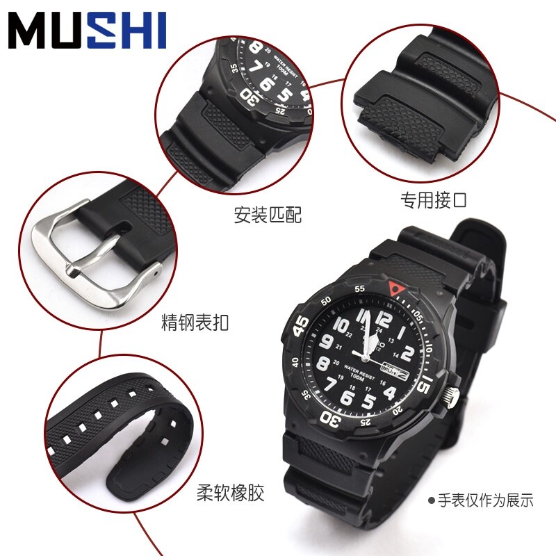 Casio Casio ของแท้,Mu Shi สายนาฬิกา Casio SGW-500H 400 300 AE-1200 ...