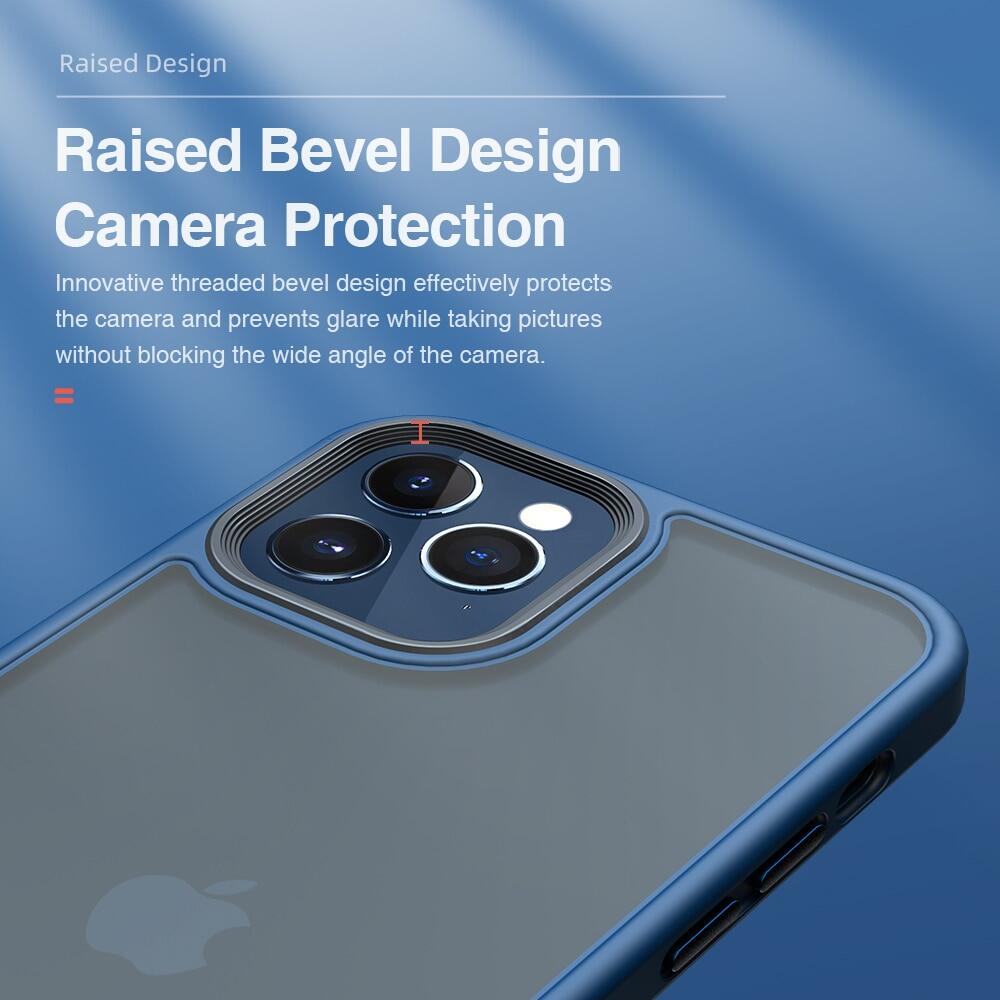 Mờ Trường Hợp Chống Sốc, Ốp Cho iPhone 12 Pro Max Mini 2020 SE 2020 11 Pro MAX 7 8 Plus Xs Max XR Ốp Chống Va Đập TPU Mờ Sang Trọng Ốp Lưng PC Cho iPhone 12 Pro Max