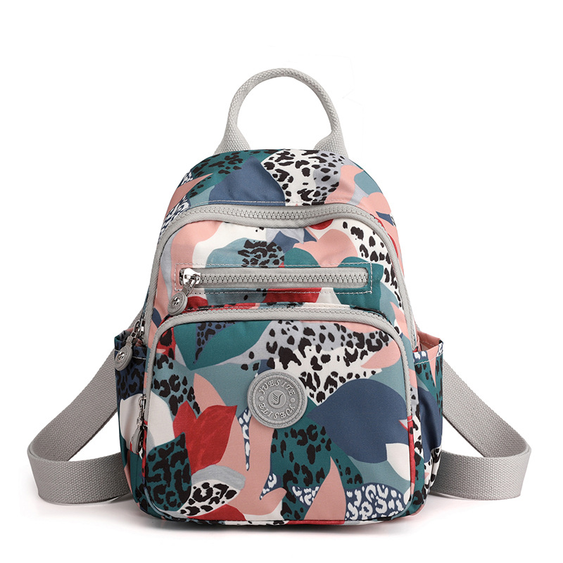 JIVIVIL Women's Backpack Travel Nylon Leisure Travel Backpack Schoolbag