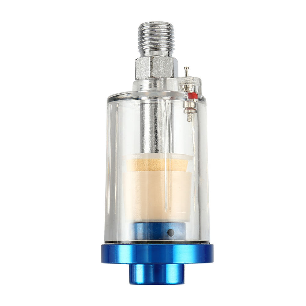In Line Oil Water Separator Filter Seperator 1/4  Air Brush Compressor Tool Trap