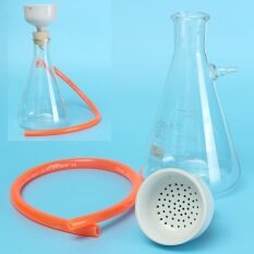 1000ml Suction Filtration Kit Buchner Funnel + Erlenmeyer Flask Vacuum Suction