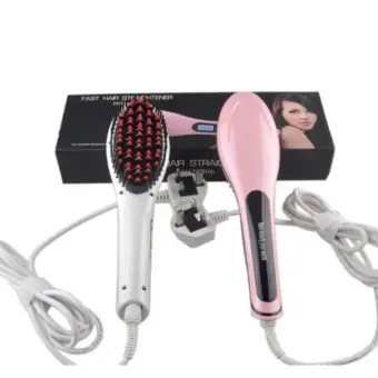 2 Pin Plug Diy Mini Beauty Star Hair Straightener Comb Hair Iron