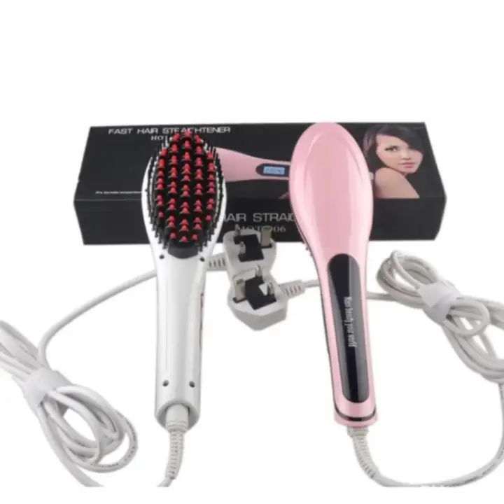 straightening comb in a jar